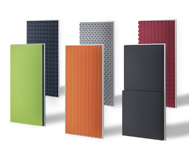 Absorbeur de bruit dans une &eacute;l&eacute;gante cassette de montage